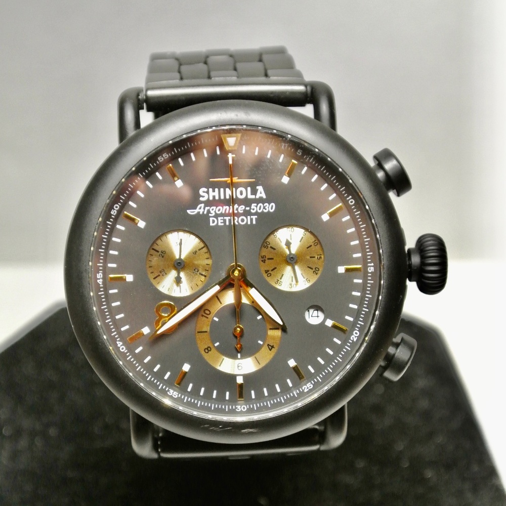 Shinola  Argonite-5030 Detroit Black S0100081